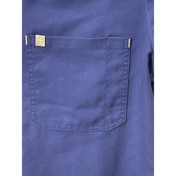 Figs Scrub Top Womens Sz S Royal Blue One Pocket Short Sleeve 142256 - Picture 3 of 6